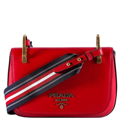 prada bag strap red|prada bag with colorful strap.